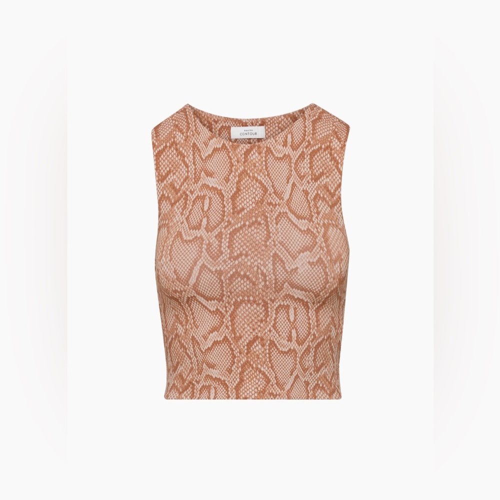 Babaton Contour Brown Patterned Top - image 1